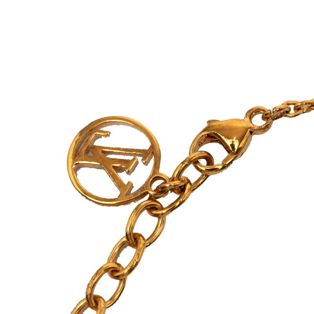 LOUIS VUITTON Gold Monogram Charm Bracelet - Picture 6 of 7